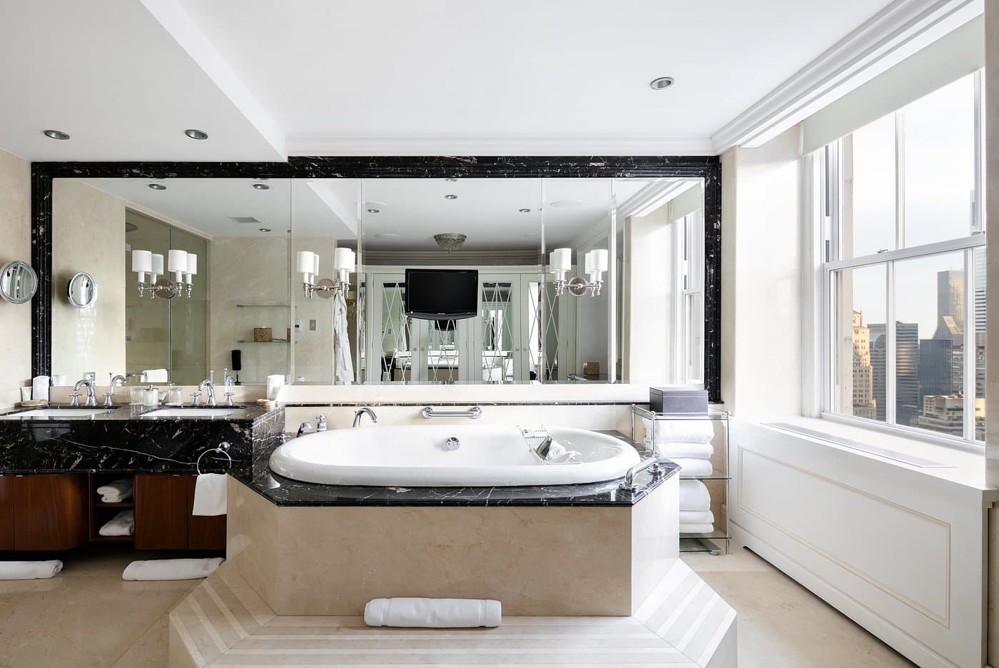 The Pierre has suites with spa tubs