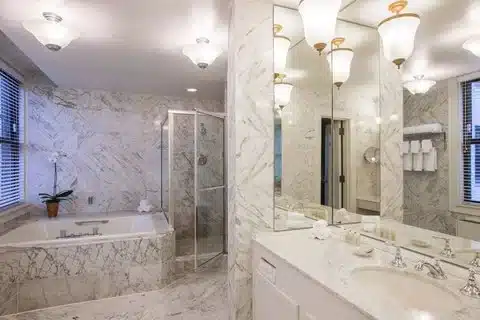 Renaissance Cleveland Hotel has suites with private spa tub