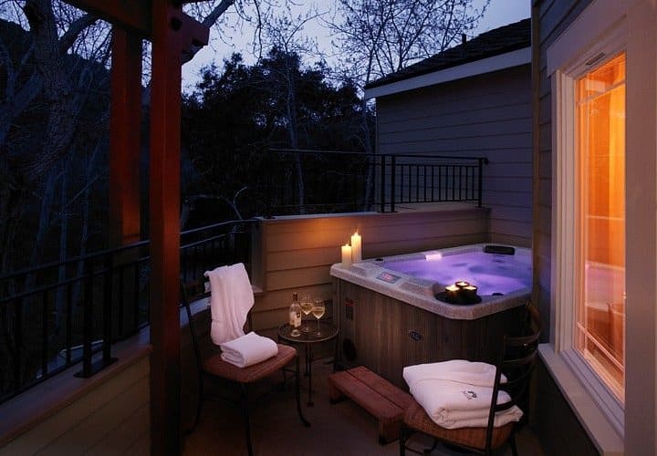 Avila Village Inn has private Jacuzzi on balcony