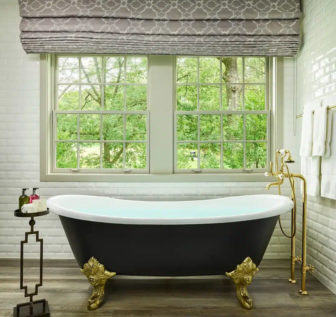 Carnegie House State College has suites with private hot tub