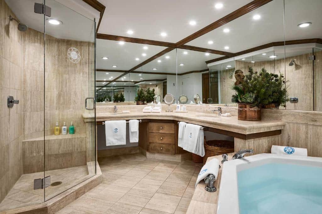 Sonnenalp Vail has suites with private spa tub