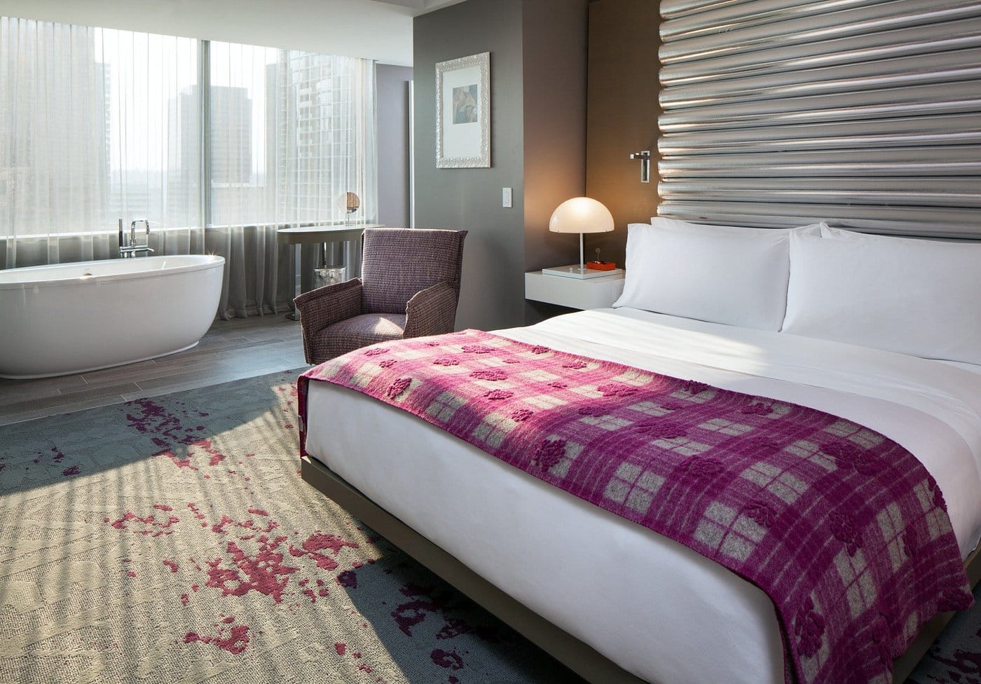 W Bellevue has suites with in-room hot tub