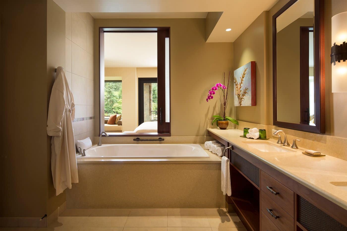Allison Inn & Spa has suites with private spa tub