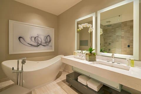 The Westin at The Woodlands has suites with private spa tub
