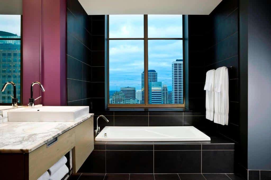 W Minneapolis – The Foshay has suites with private spa tub