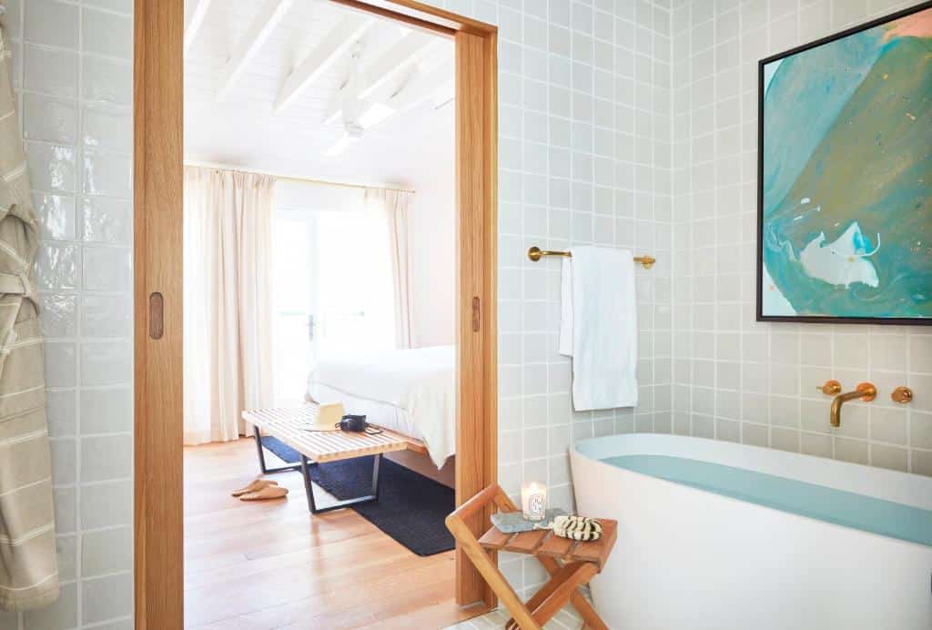 Hotel Joaquin has suites with private spa tub